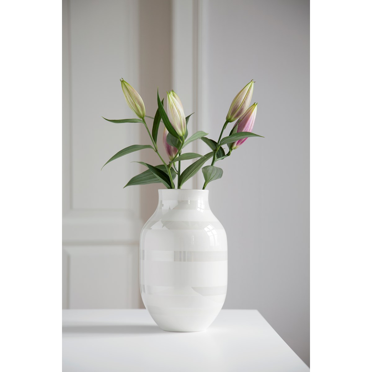 Kähler omaggio vase 12 5cm perlemor Kitchn no